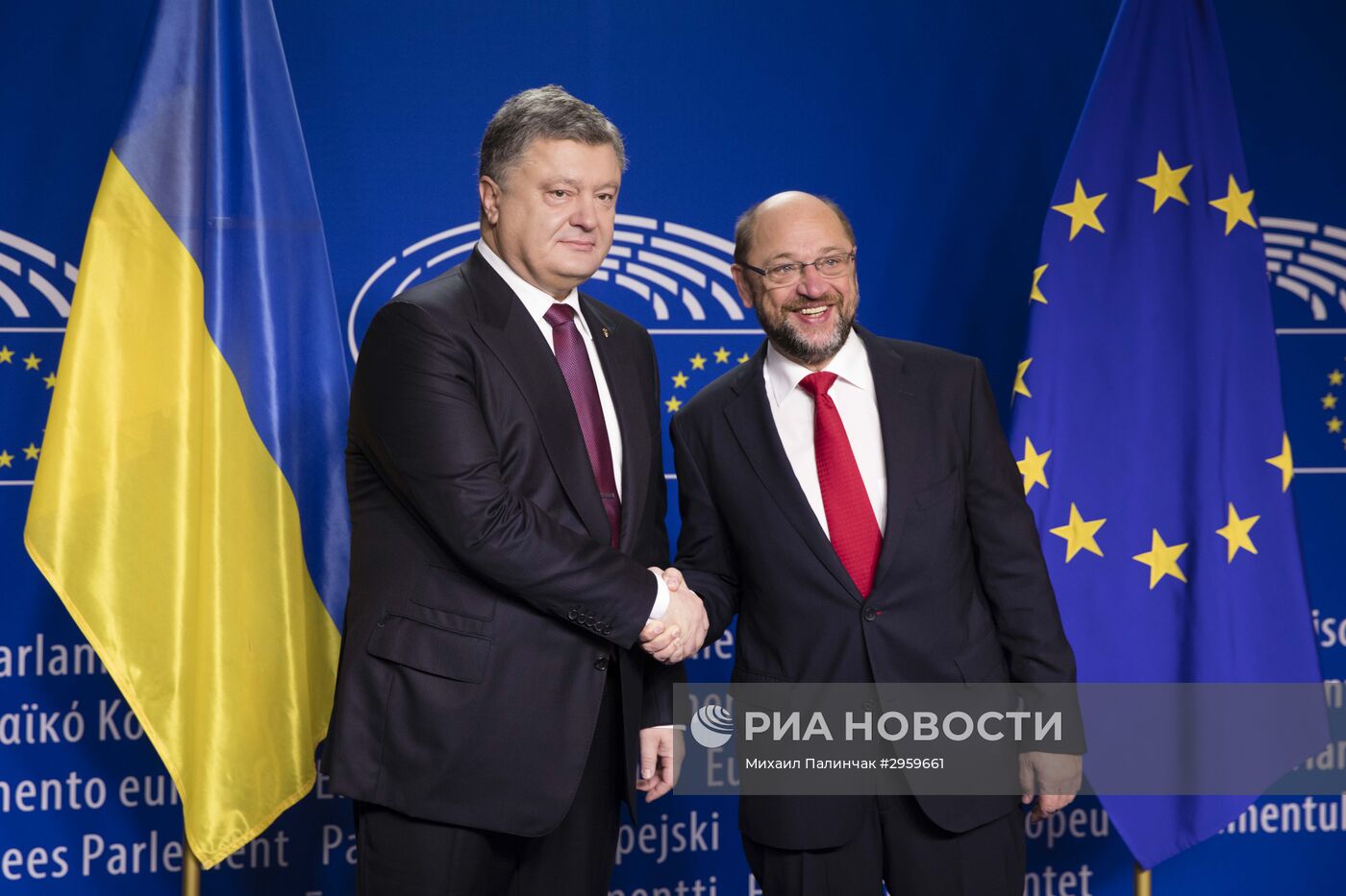 Президент Украины П. Порошенко в Брюсселе