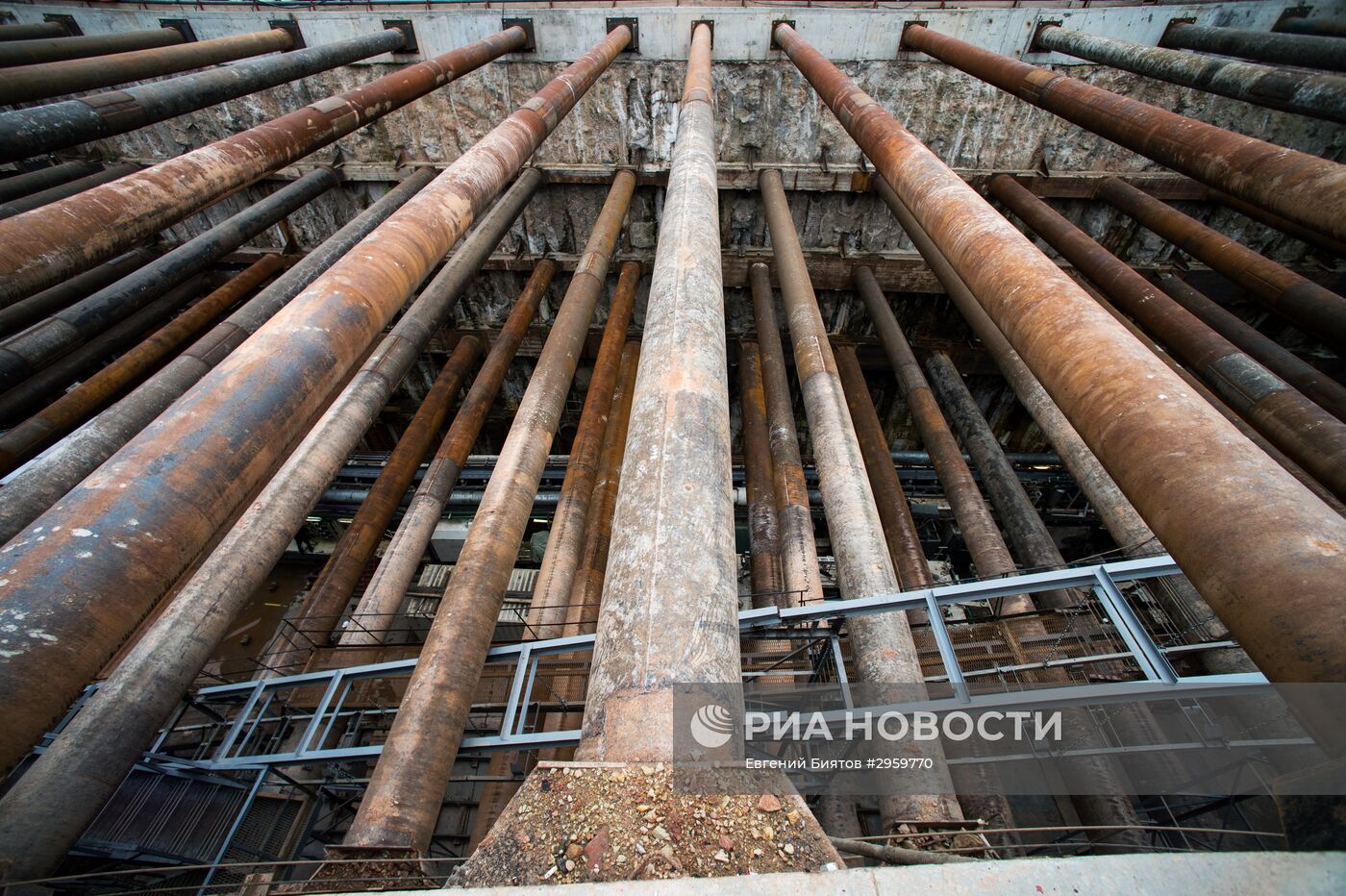 Мэр Москвы С. Собянин осмотрел строительство нового участка третьего пересадочного контура метро