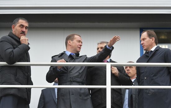 Рабочая поездка премьер-министра РФ Д. Медведева в Ингушетию