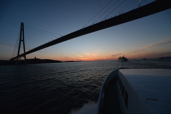 Учение подразделений аварийно-спасательной службы Тихоокеанского флота