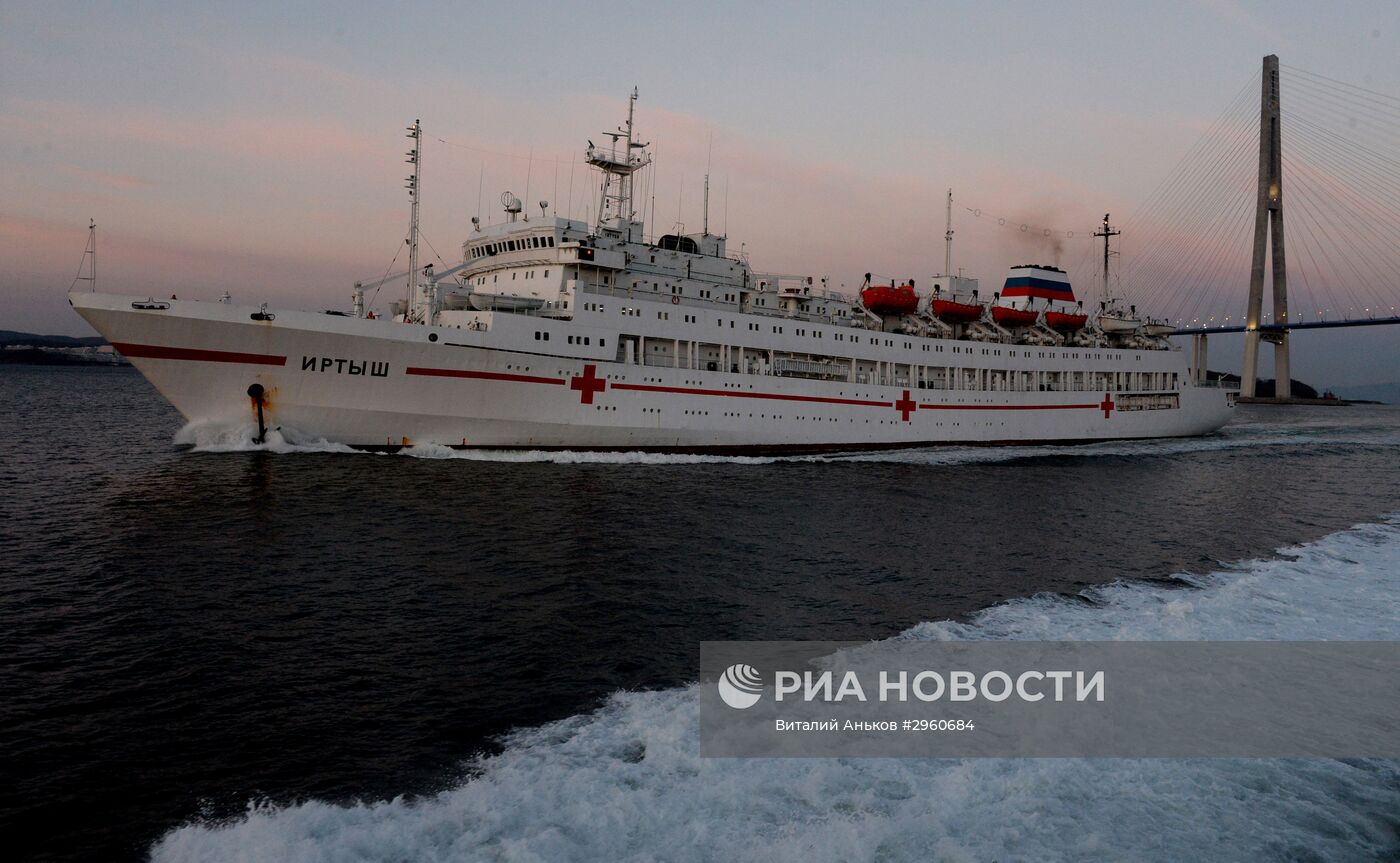 Учение подразделений аварийно-спасательной службы Тихоокеанского флота