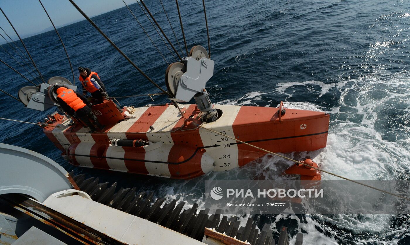 Учение подразделений аварийно-спасательной службы Тихоокеанского флота