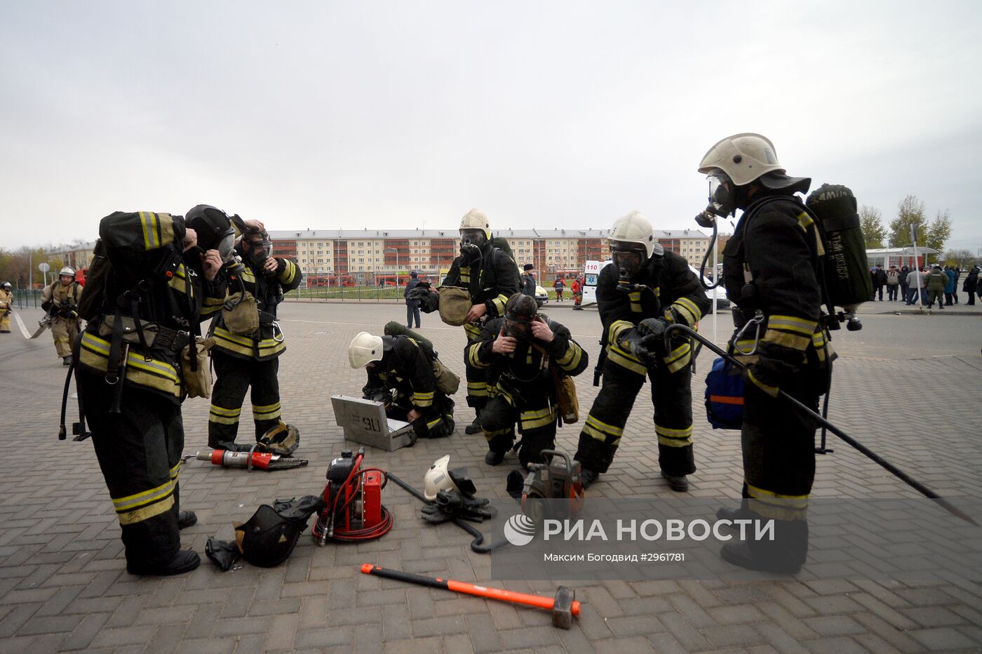 Учения по ликвидации последствий пожаров в Казани