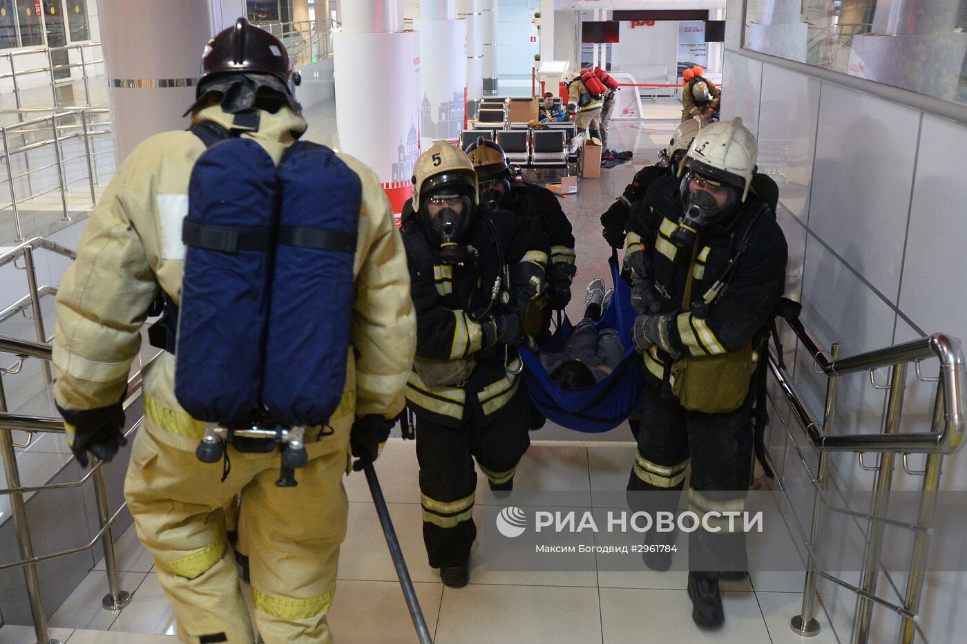 Учения по ликвидации последствий пожаров в Казани