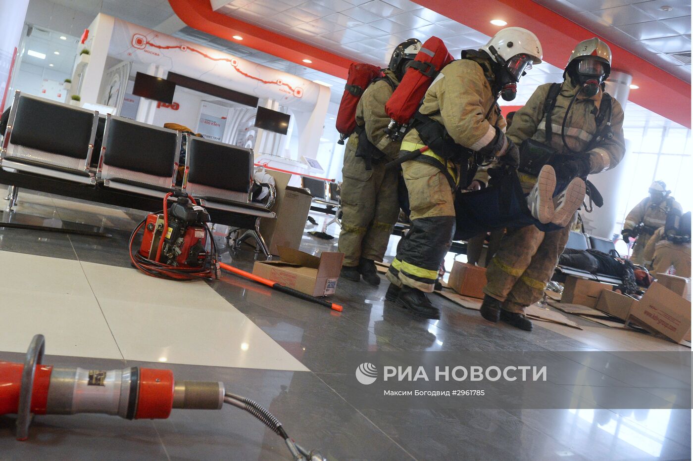 Учения по ликвидации последствий пожаров в Казани