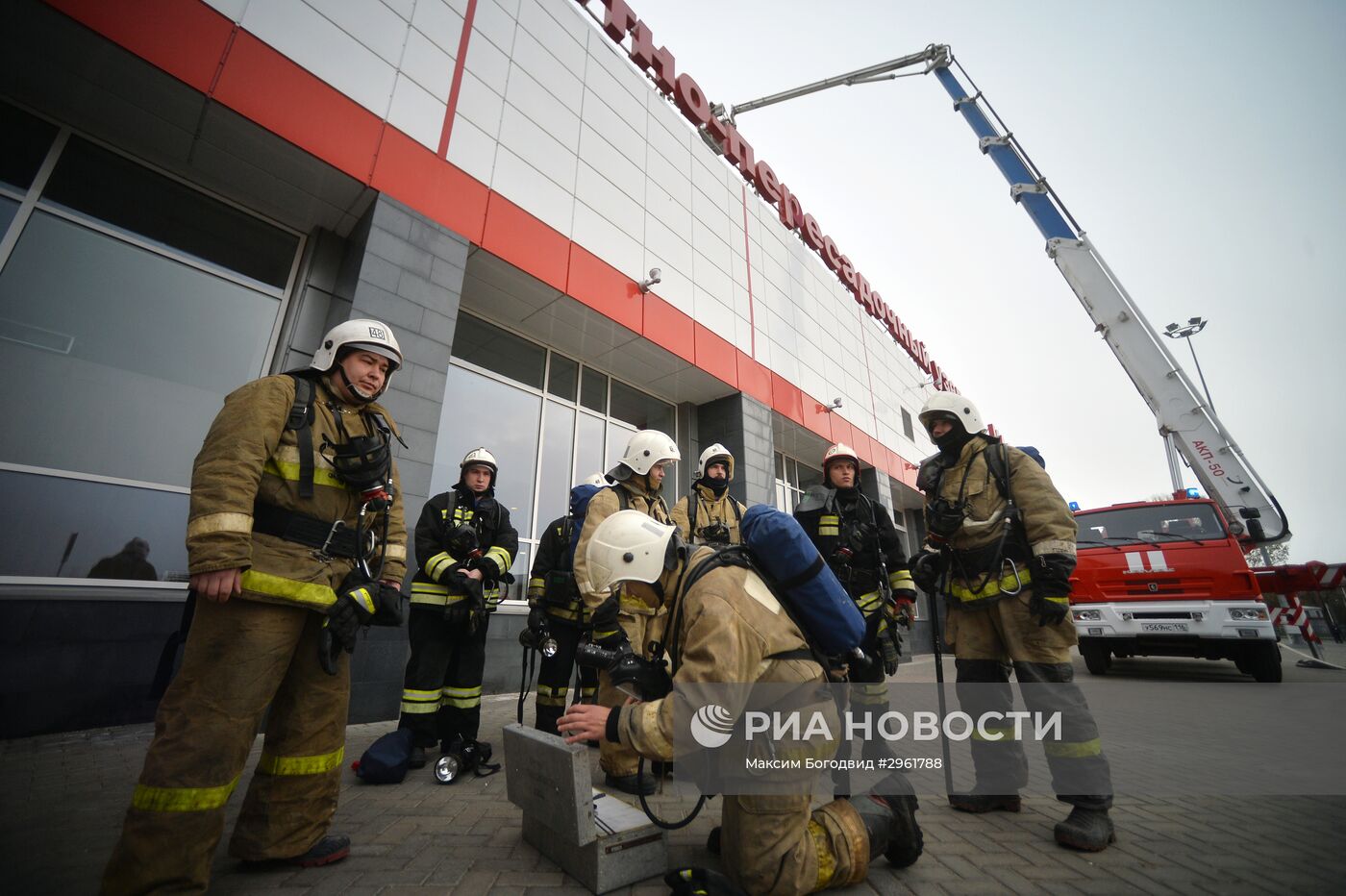 Учения по ликвидации последствий пожаров в Казани