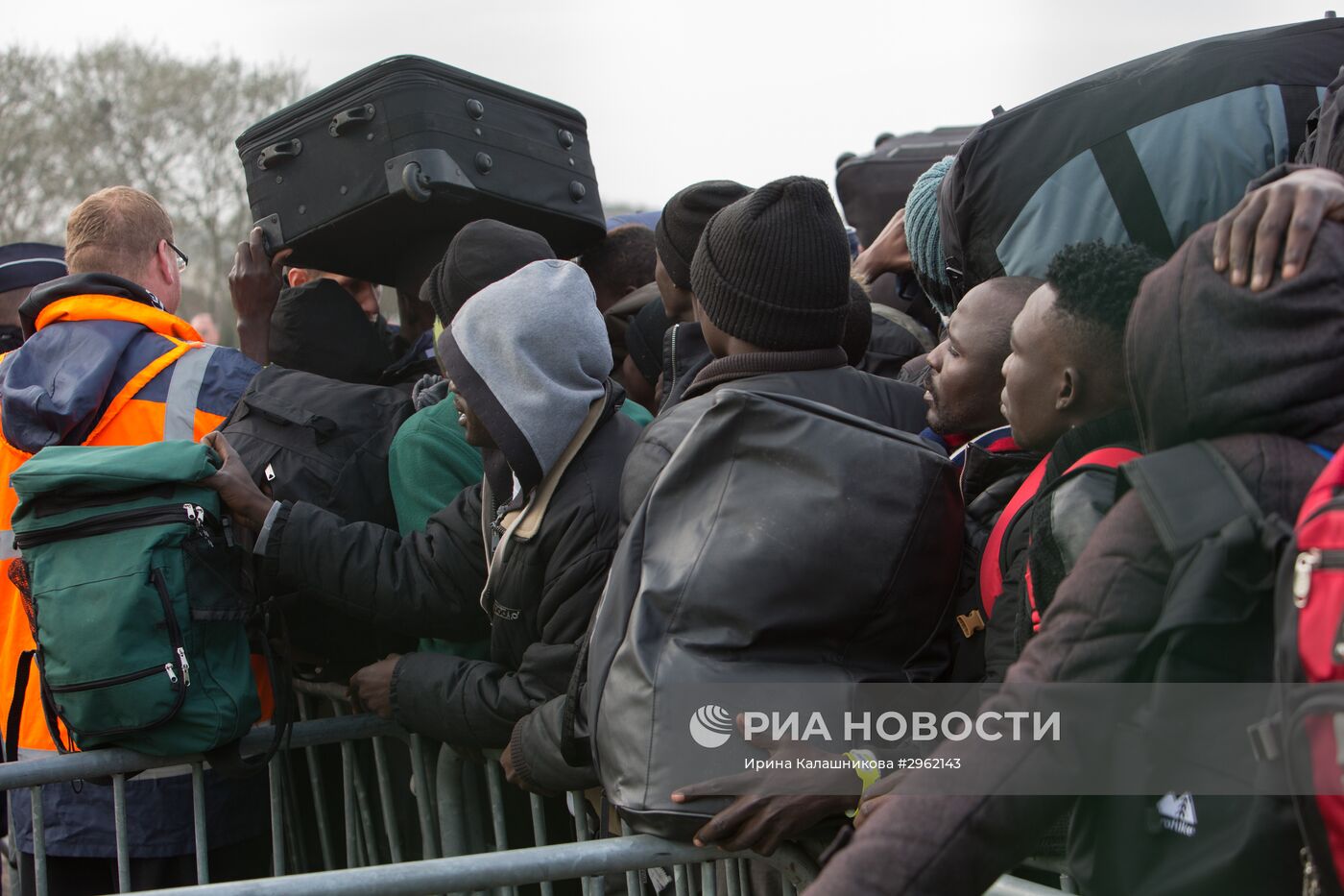 Закрытие стихийного лагеря беженцев в Кале