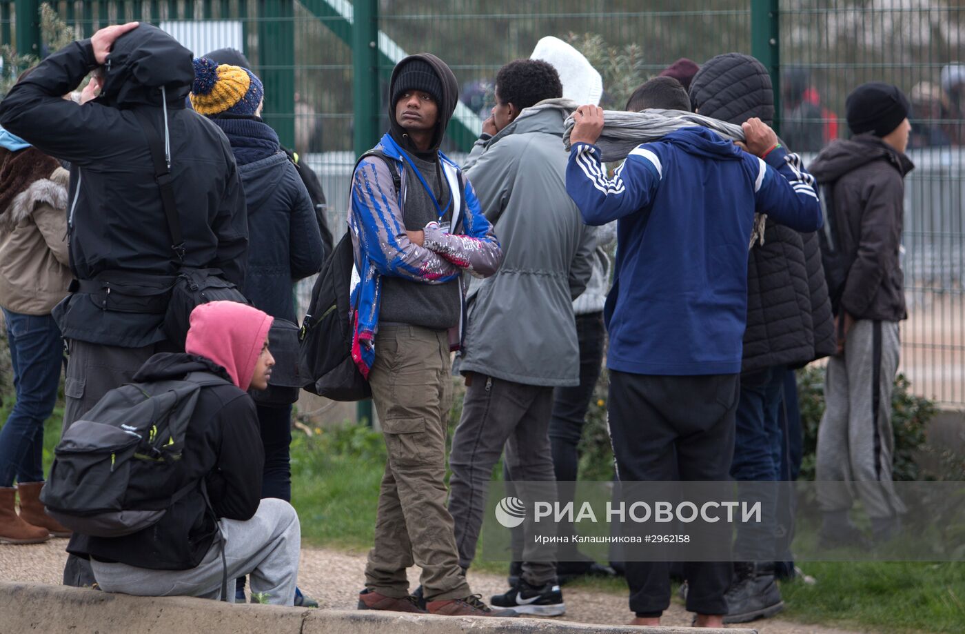 Закрытие стихийного лагеря беженцев в Кале