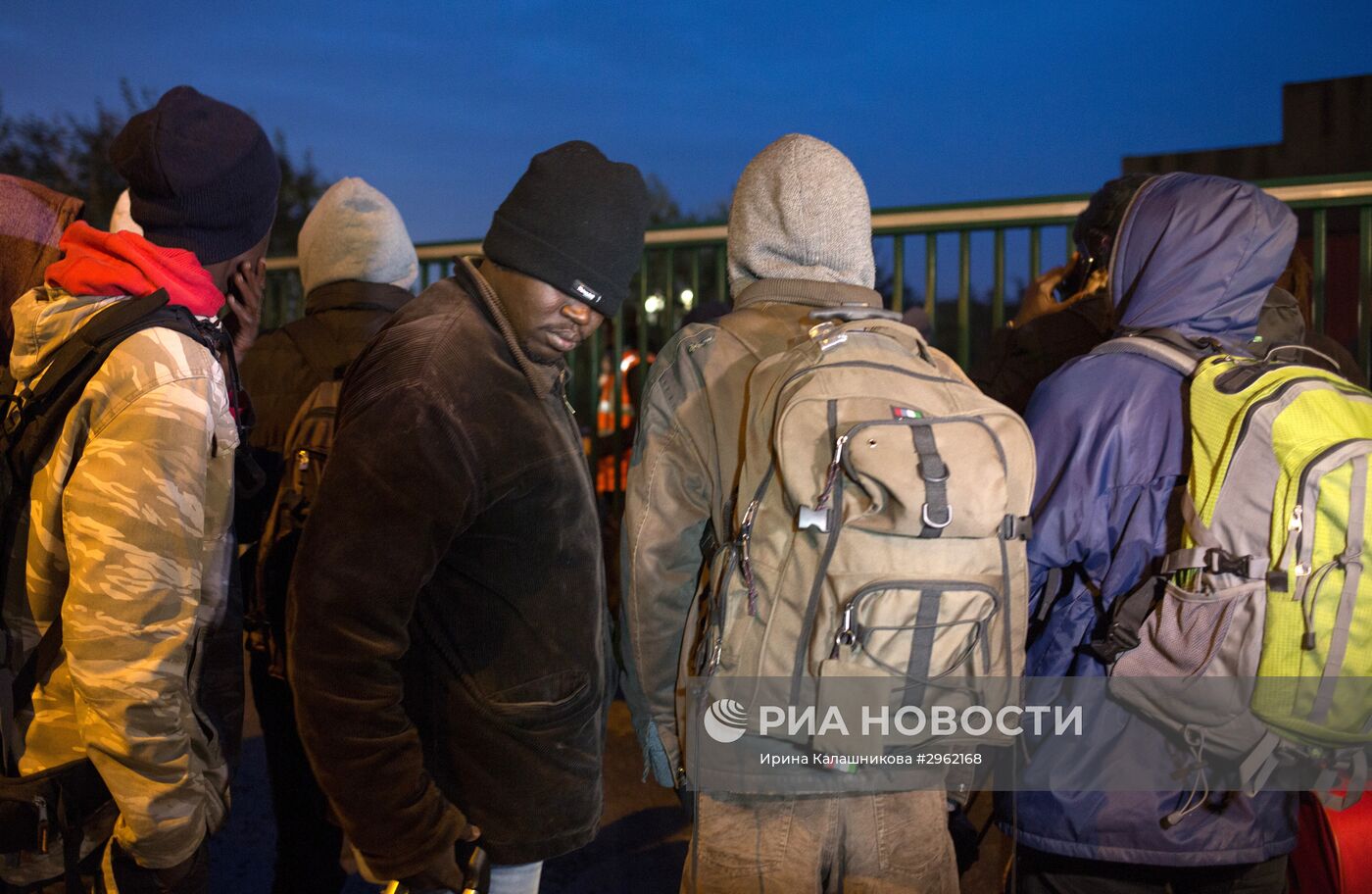 Закрытие стихийного лагеря беженцев в Кале