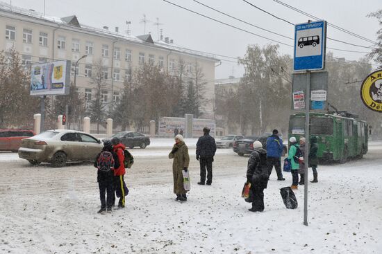 Зима в Новосибирске