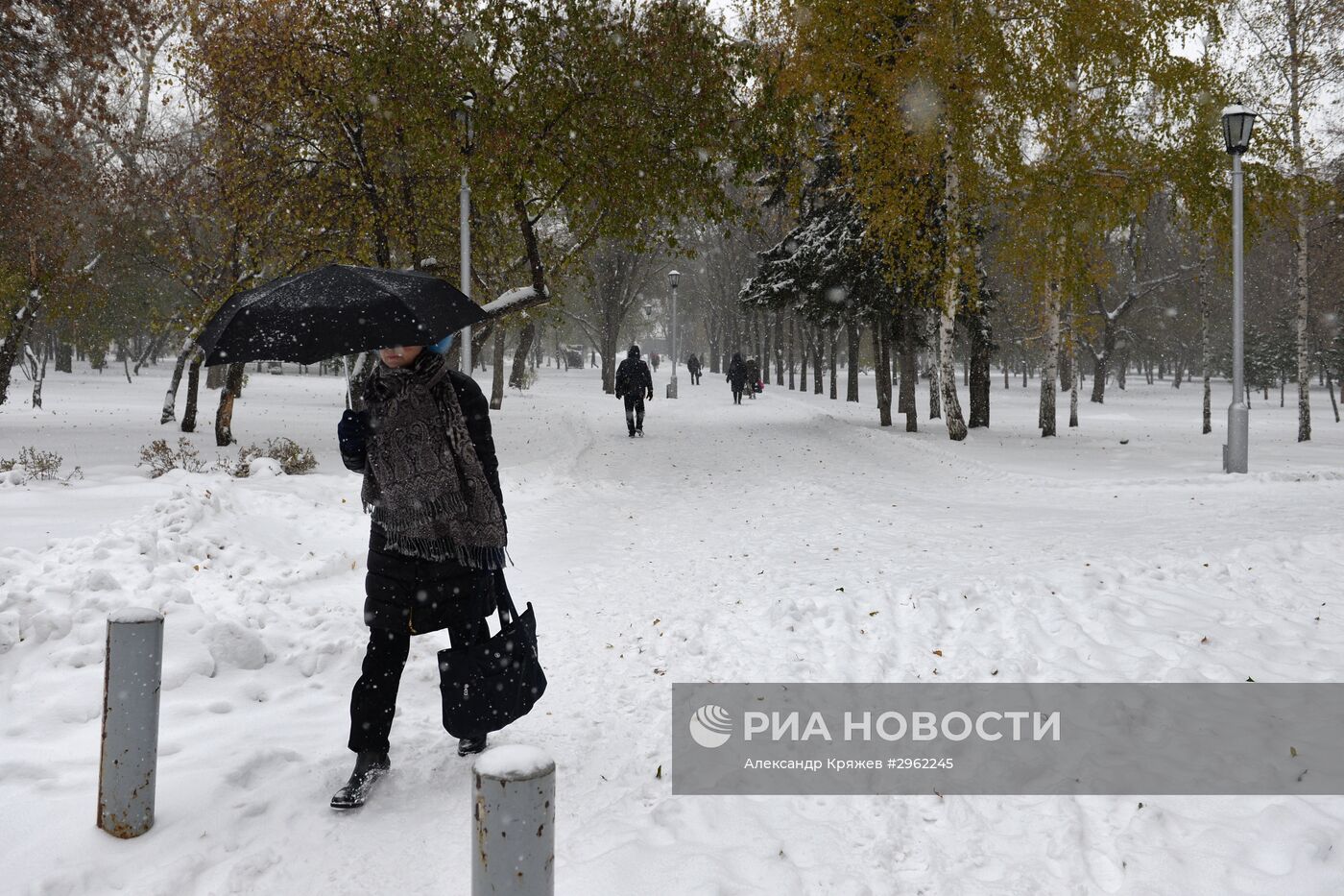 Зима в Новосибирске