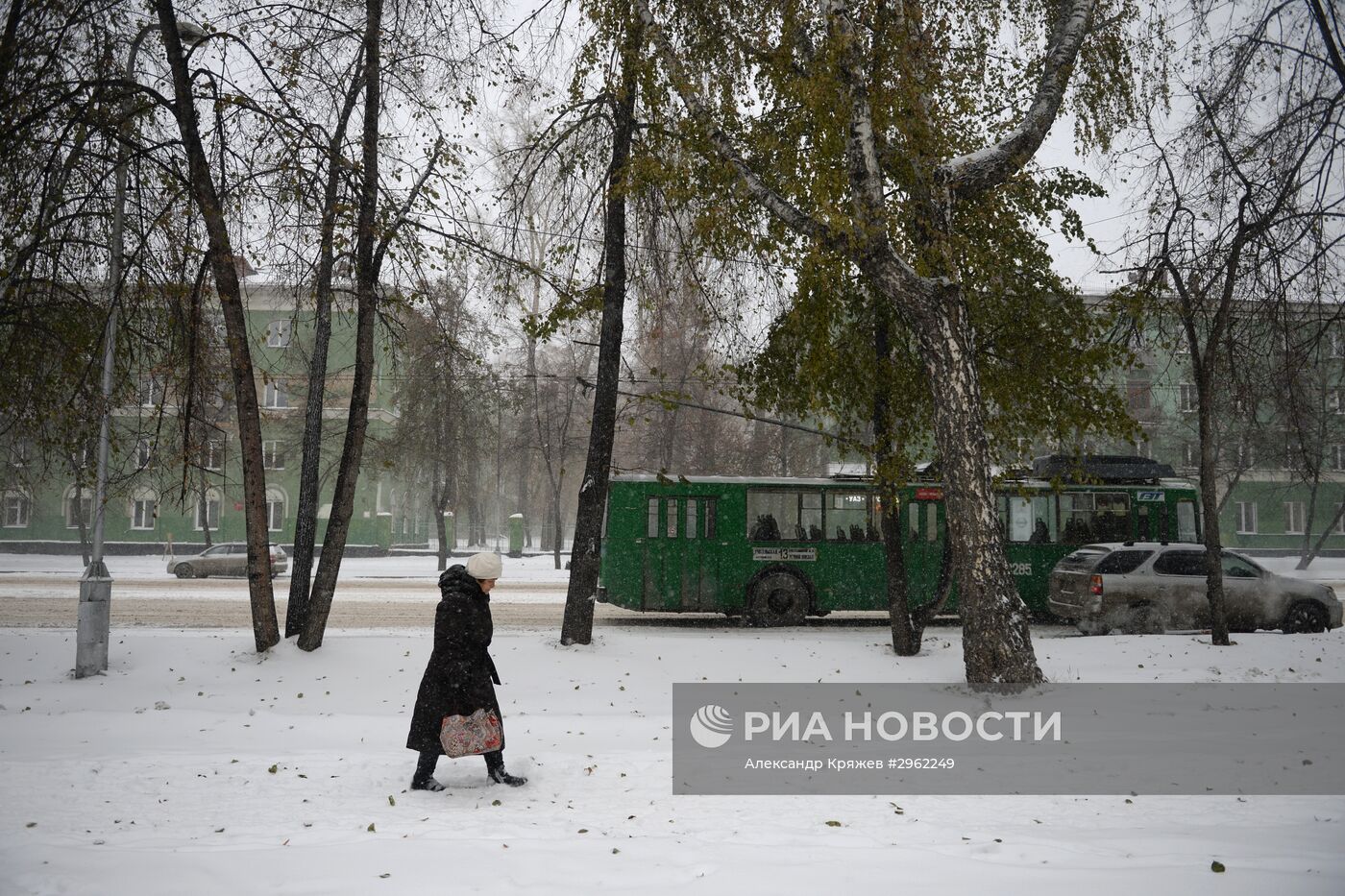 Зима в Новосибирске