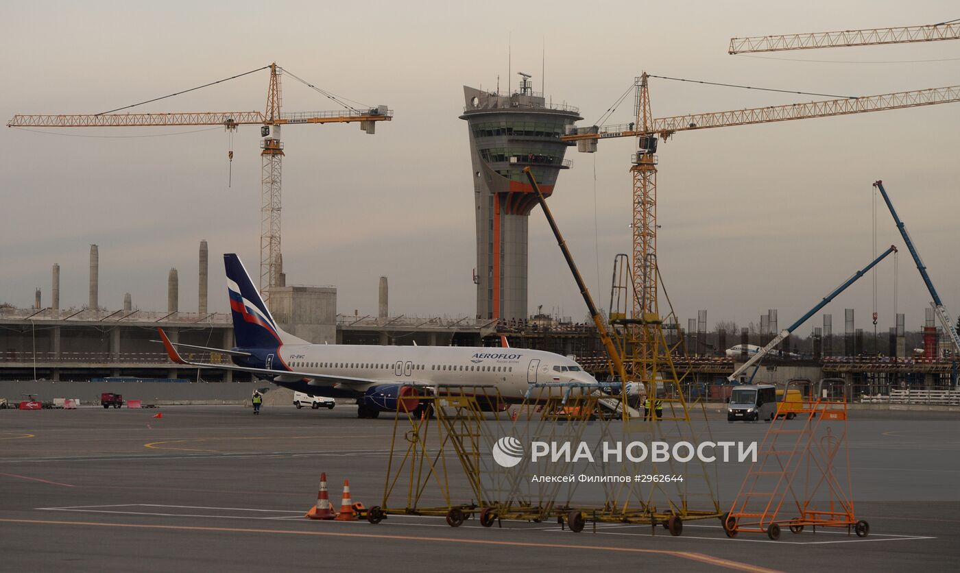 Объекты аэропорта "Шереметьево", строящиеся к чемпионату мира по футболу-2018
