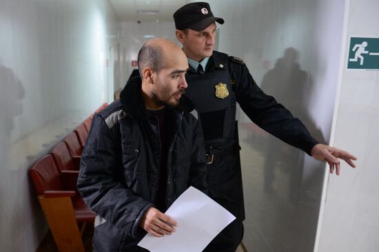 Заседание суда по делу гражданина США Хулио Прието в Новосибирской области