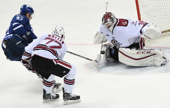 Хоккей. КХЛ. Матч "Динамо" (Москва) - "Динамо" (Рига)