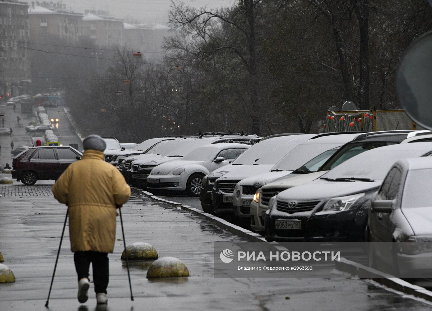 Снег в Москве