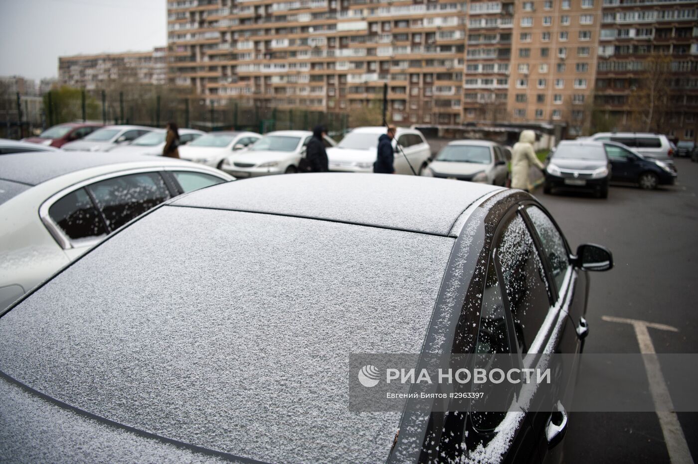 Снег в Москве