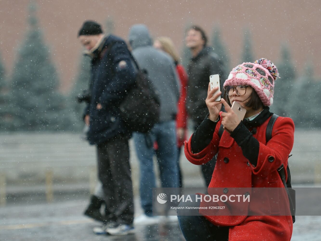 Снег в Москве