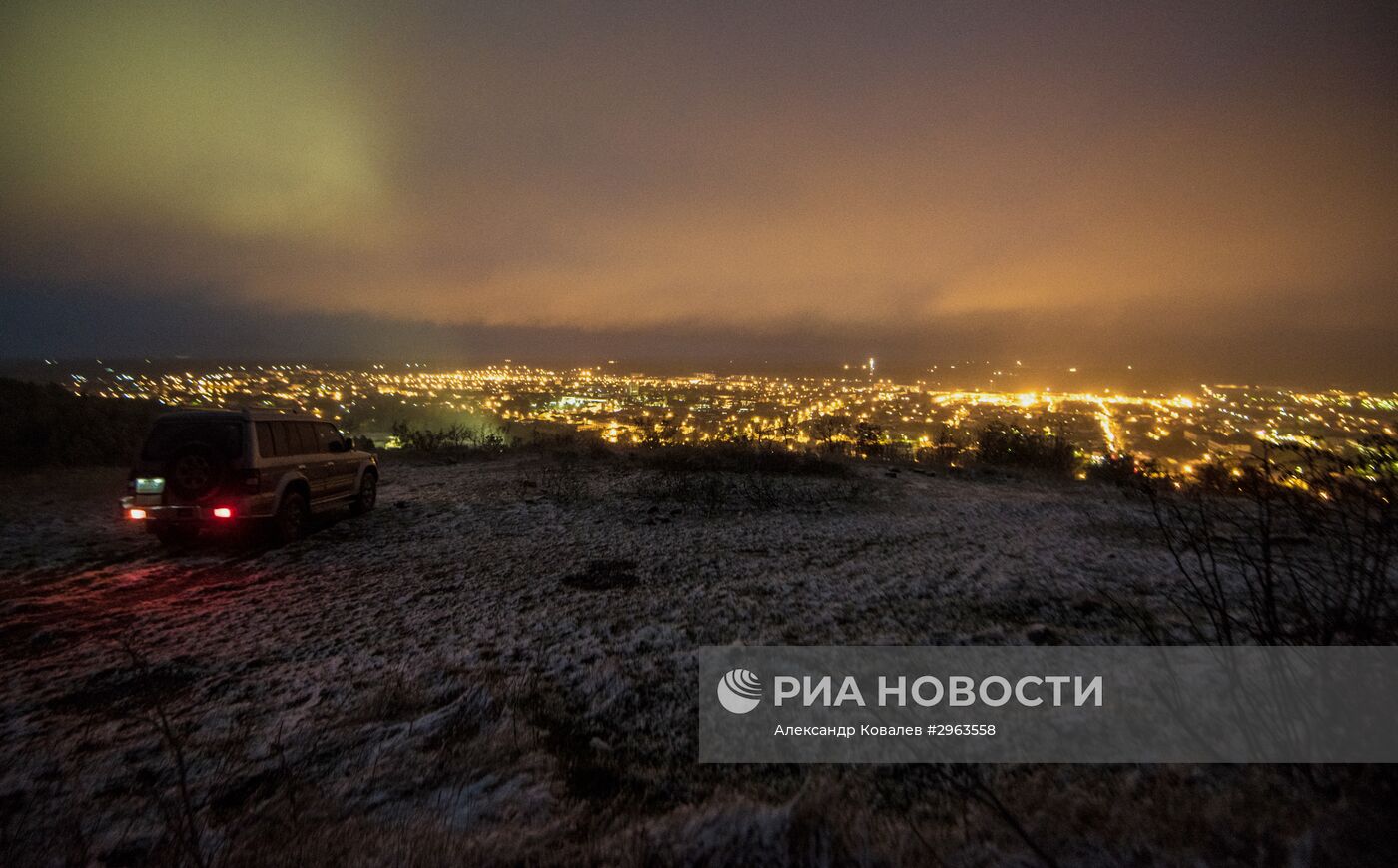 Первый снег в Цхинвале