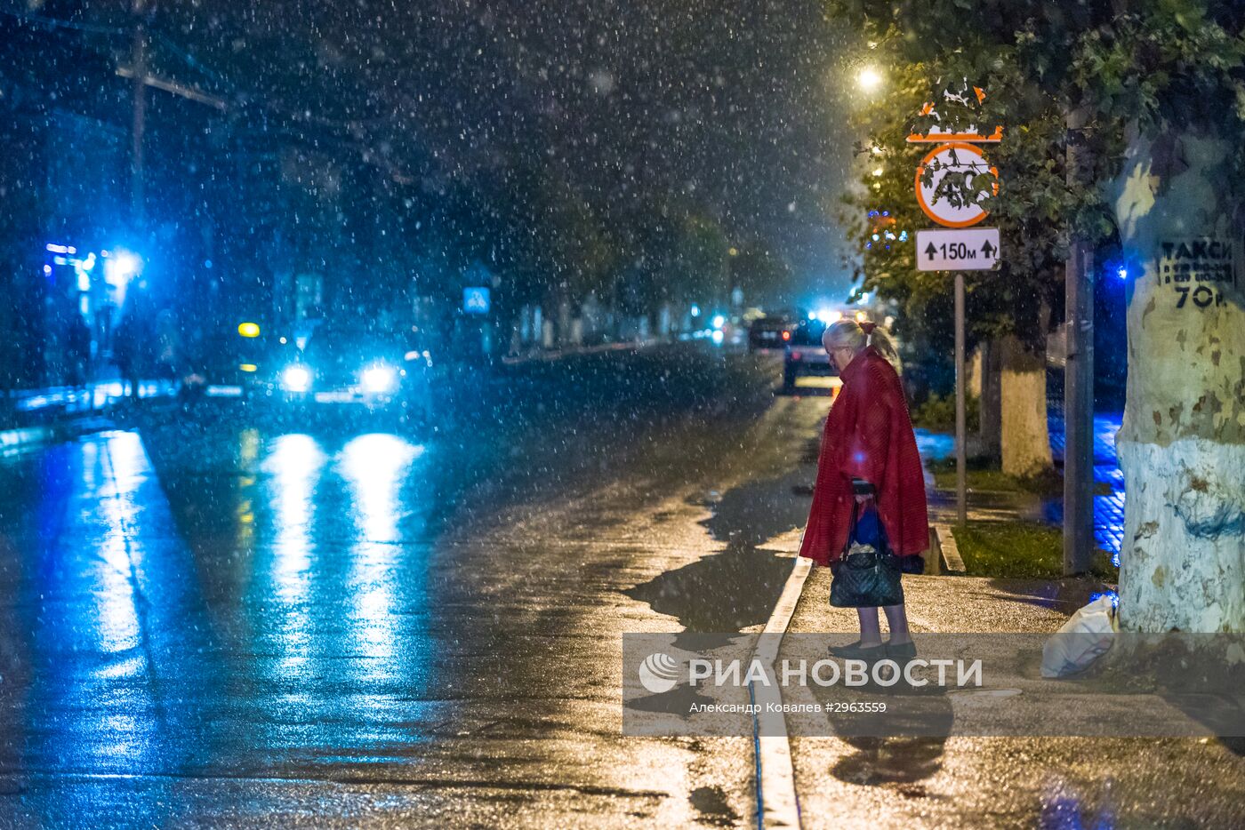 Первый снег в Цхинвале