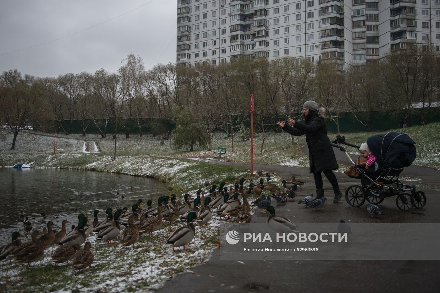 Снег в Москве