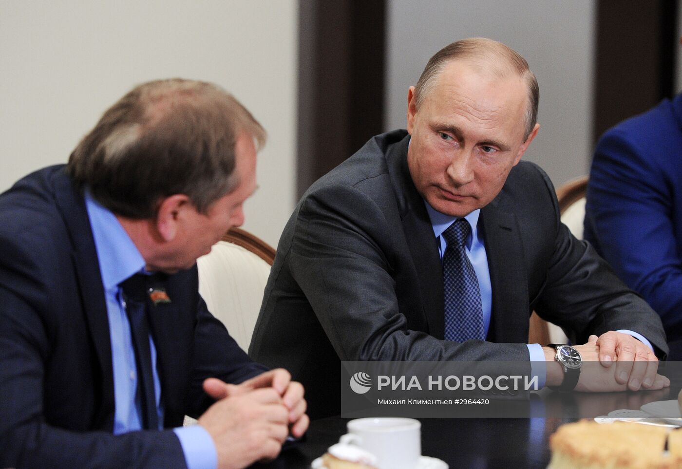 Президент РФ В. Путин встретился с представителями сельхозпредприятий Краснодарского края