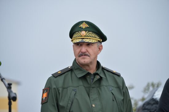Открытие памятника бойцам спецназа ЮВО в Ингушетии