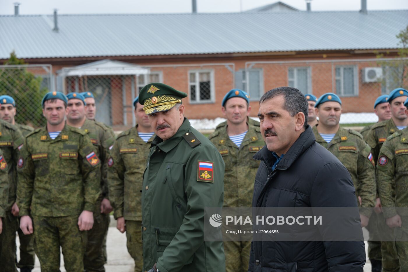 Открытие памятника бойцам спецназа ЮВО в Ингушетии