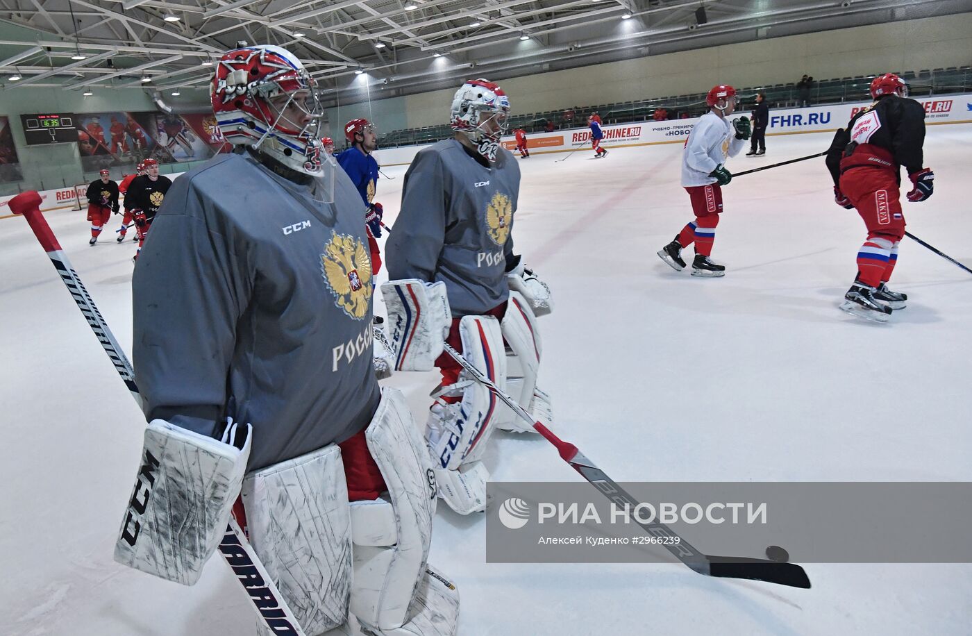 Хоккей. Тренировка сборной России