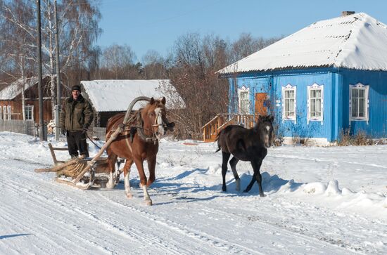 Зима в Сибири