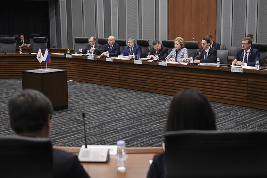 Визит председателя Совета Федерации РФ В. Матвиенко в Японию