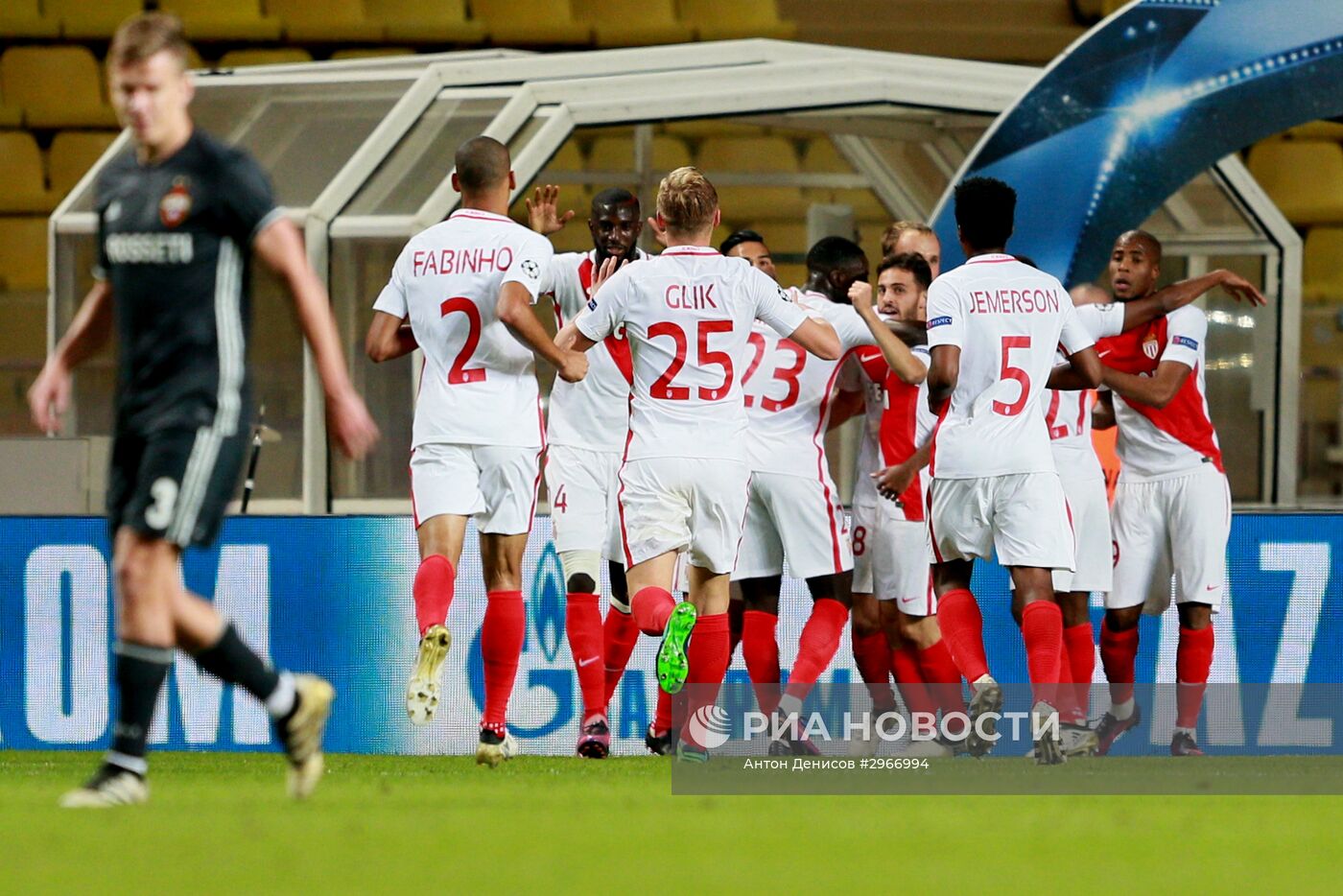 Футбол. Лига чемпионов. Матч "Монако" - ЦСКА