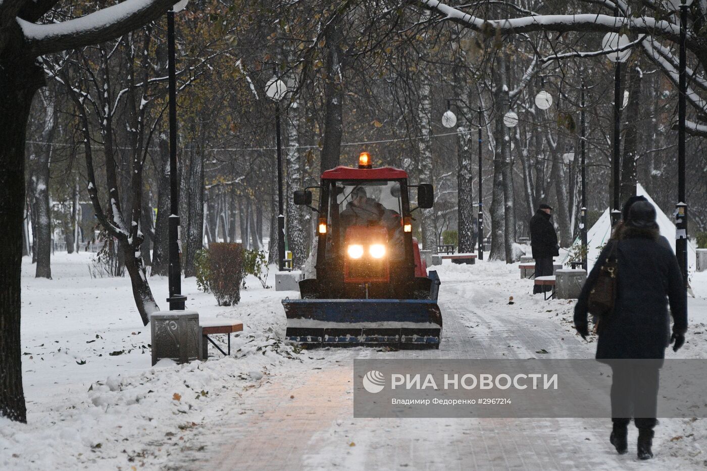 Уборка снега в Москве