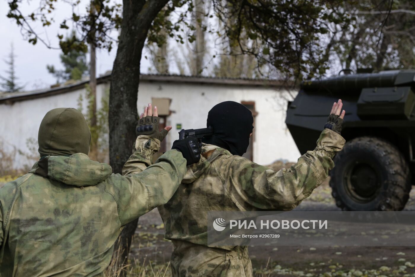 Показательные выступления пограничной службы в Крыму