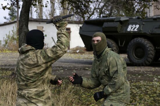 Показательные выступления пограничной службы в Крыму
