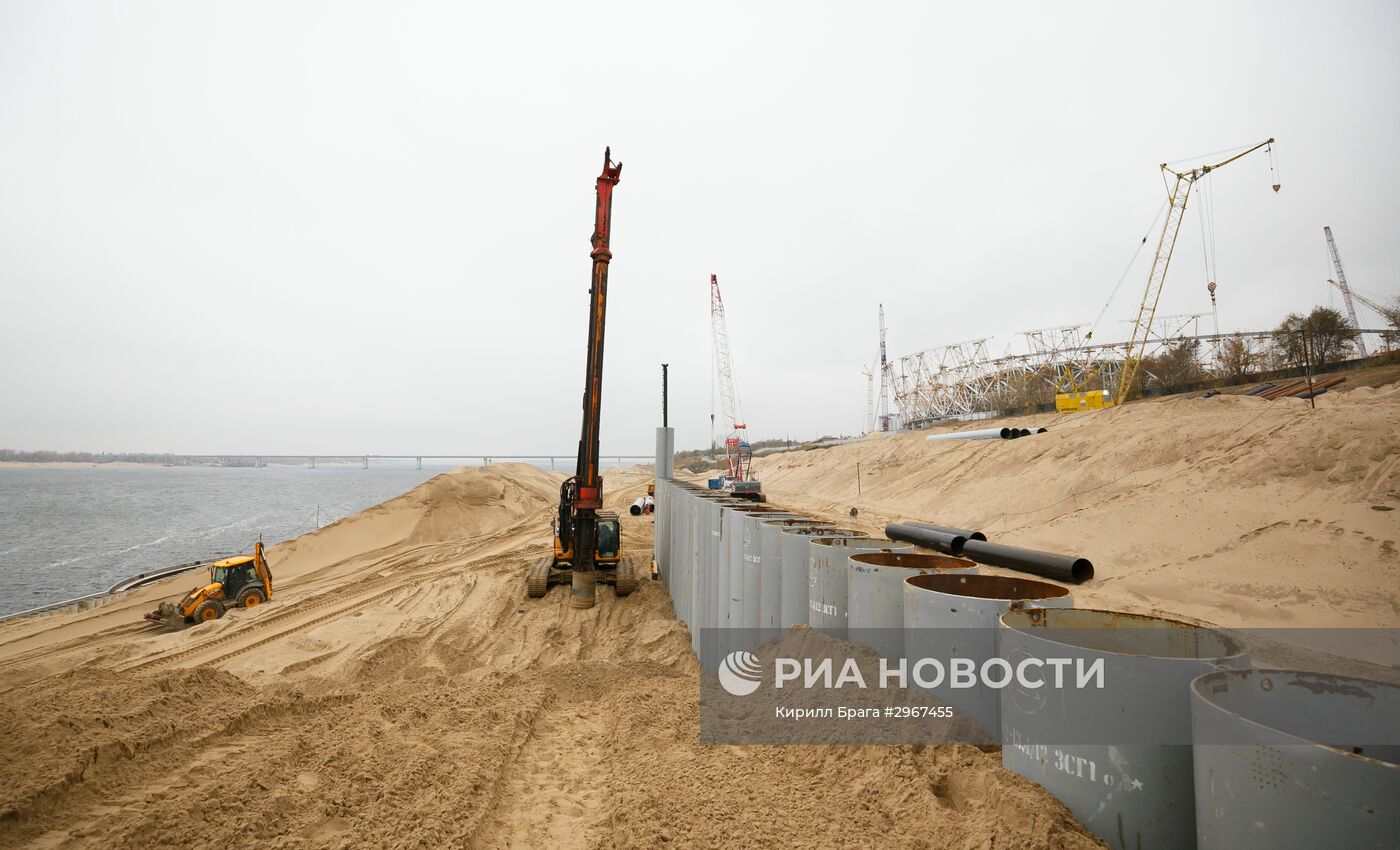 Строительство рокадной дороги в Волгограде