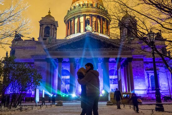 Мультимедийное 3D-mapping шоу в Санкт-Петербурге