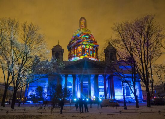 Мультимедийное 3D-mapping шоу в Санкт-Петербурге