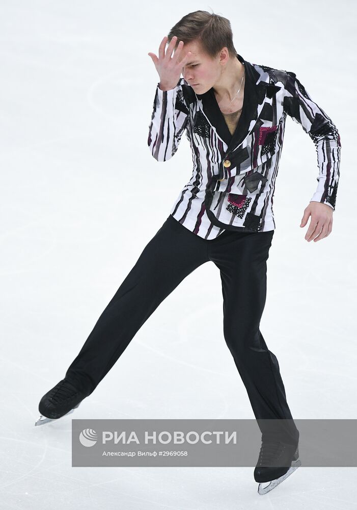 Фигурное катание. III этап Гран-при. Мужчины. Произвольная программа