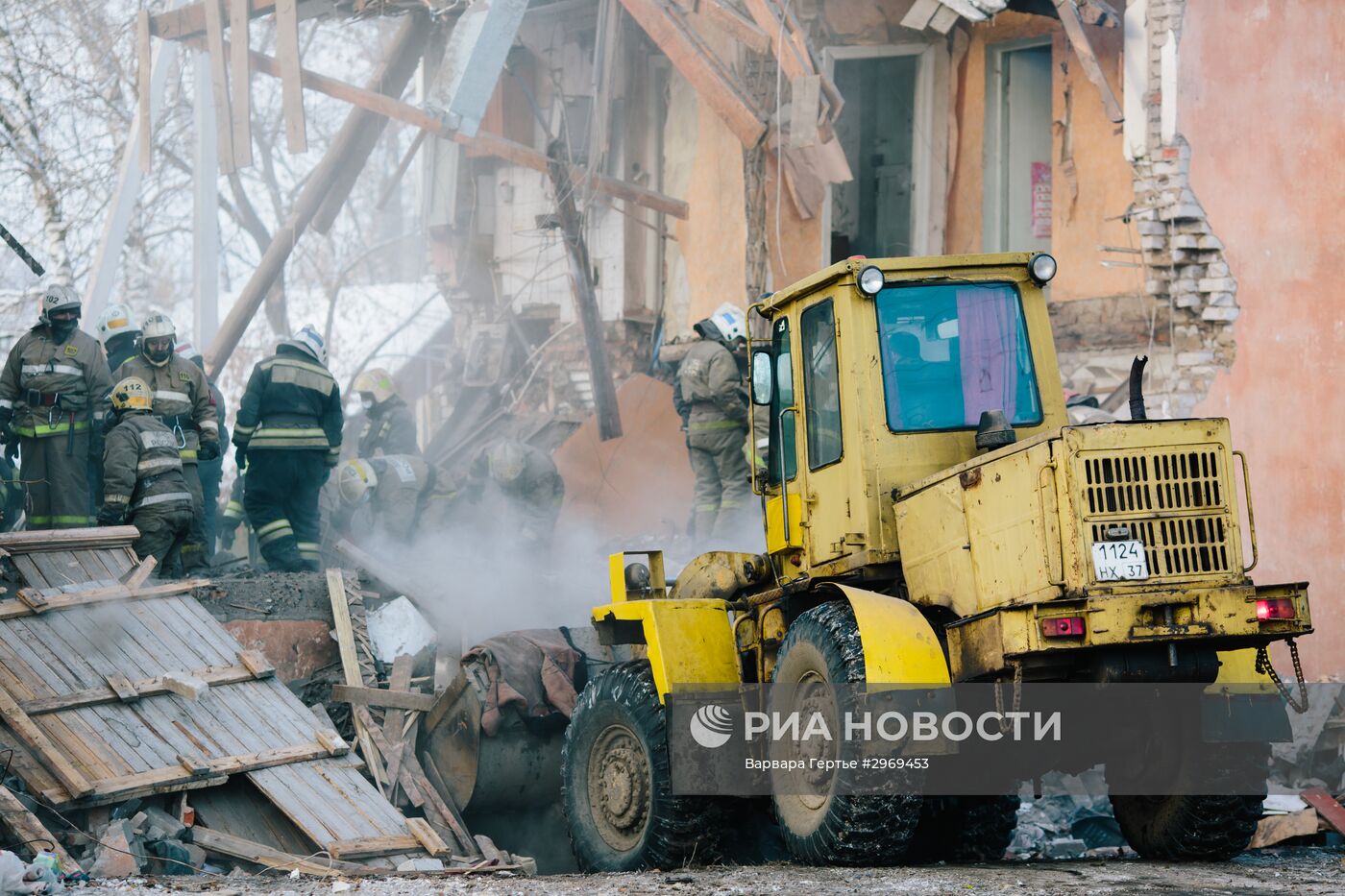 Последствия взрыва газа в жилом доме в Иваново