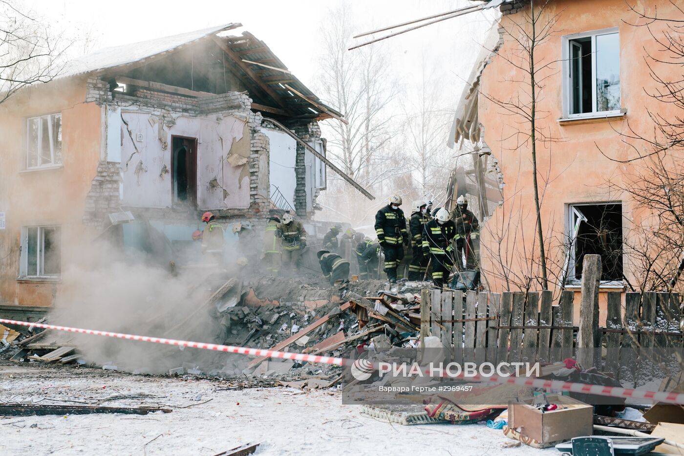 Последствия взрыва газа в жилом доме в Иваново