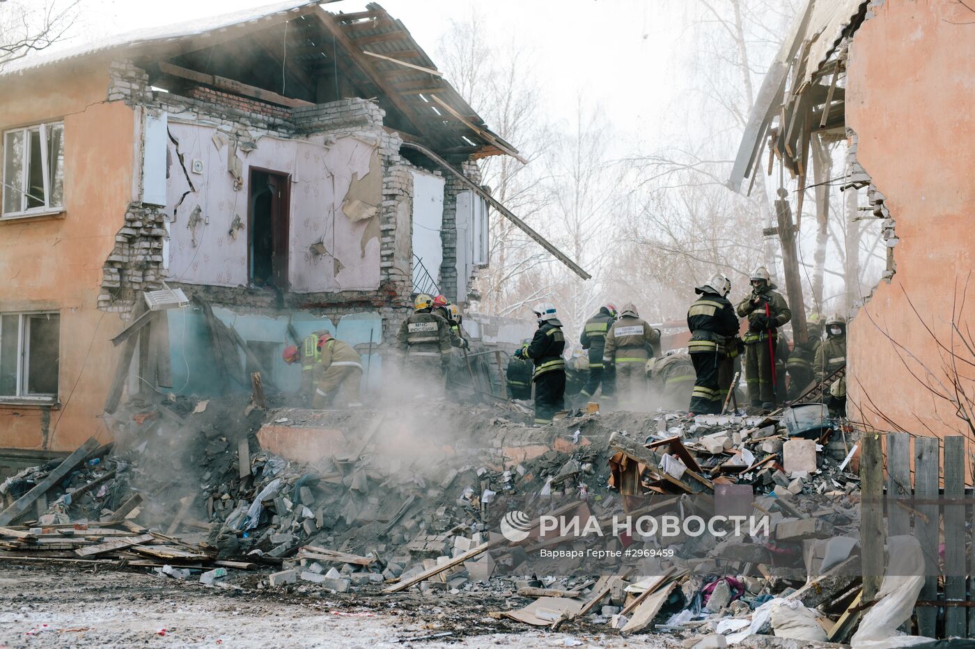 Последствия взрыва газа в жилом доме в Иваново