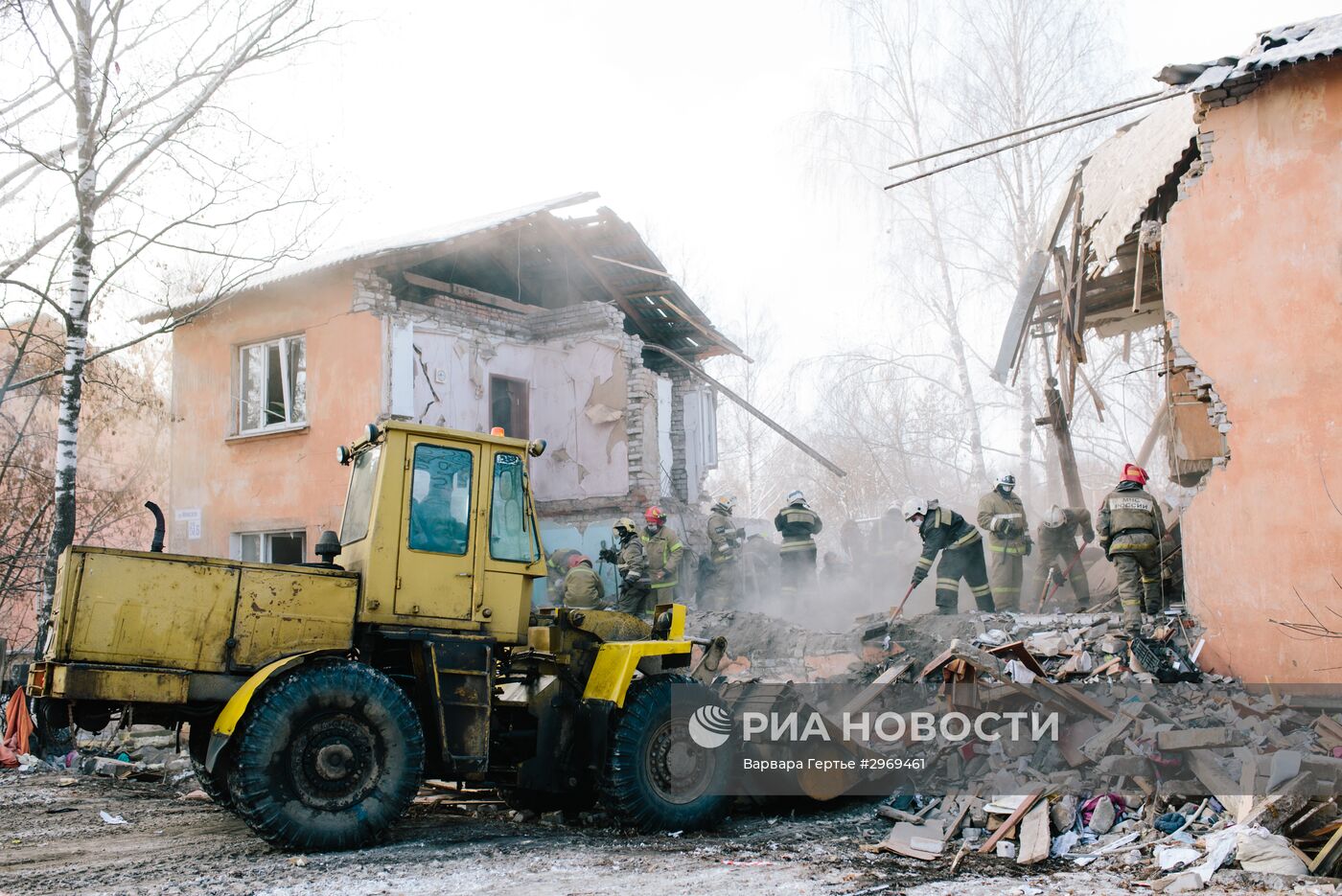 Последствия взрыва газа в жилом доме в Иваново