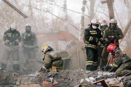 Последствия взрыва газа в жилом доме в Иваново