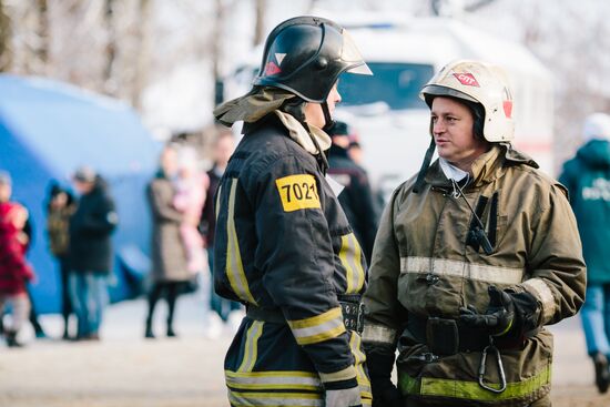 Последствия взрыва газа в жилом доме в Иваново