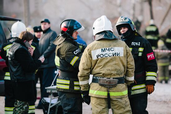 Последствия взрыва газа в жилом доме в Иваново