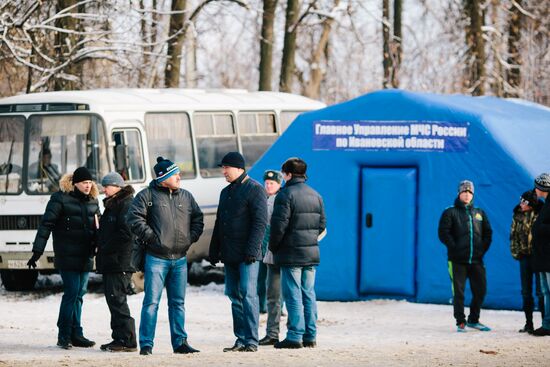 Последствия взрыва газа в жилом доме в Иваново