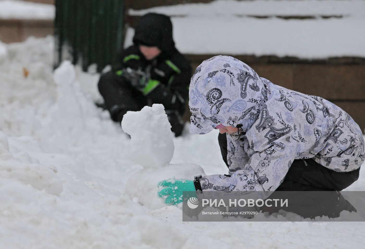 Уборка снега в Москве