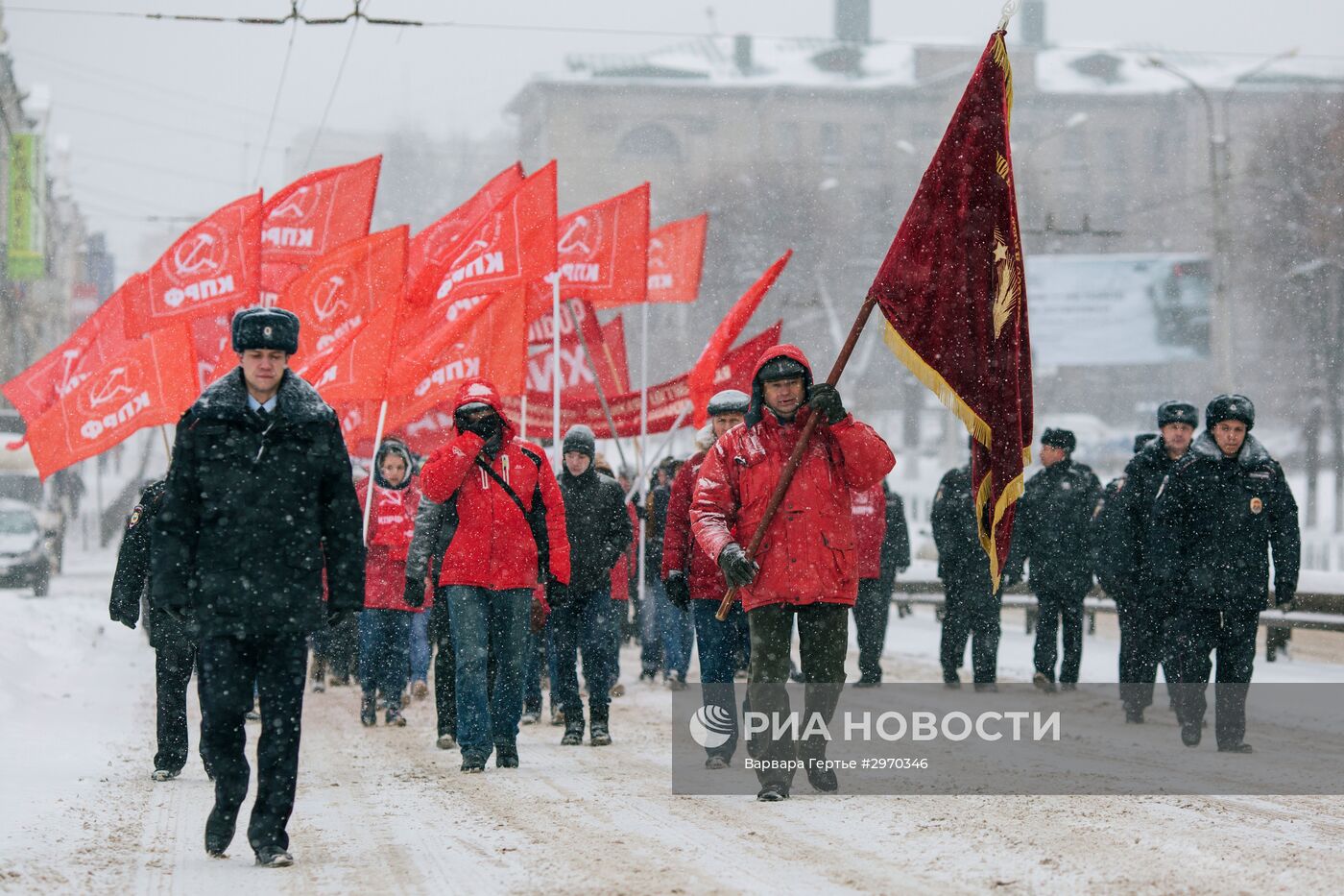 Мероприятия, посвященные 99-й годовщине Октябрьской революции, в регионах России