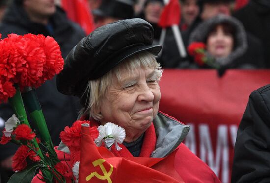 Мероприятия в Москве, посвященные 99-й годовщине Великой Октябрьской социалистической революции